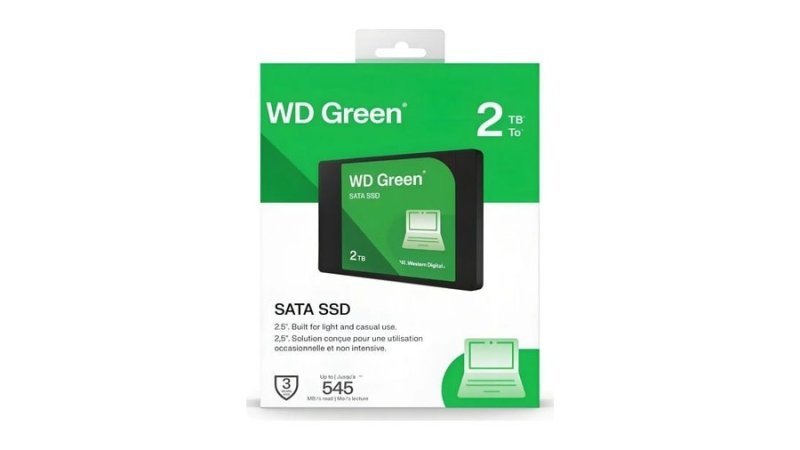 SSD WD Green 2.5 2TB SATA III 545 MB/s WDS200T5G0A