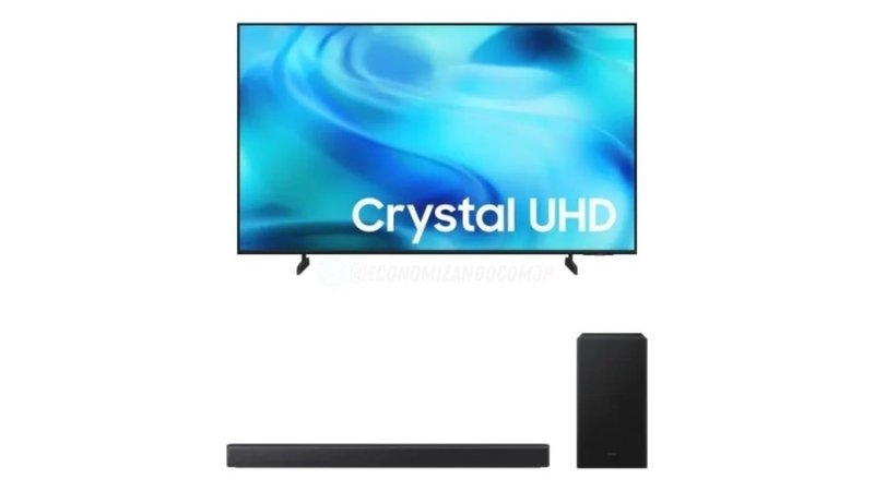 Samsung Smart Tv 58 Crystal Uhd 4k 2026 + Soundbar Samsung Hw-b450f