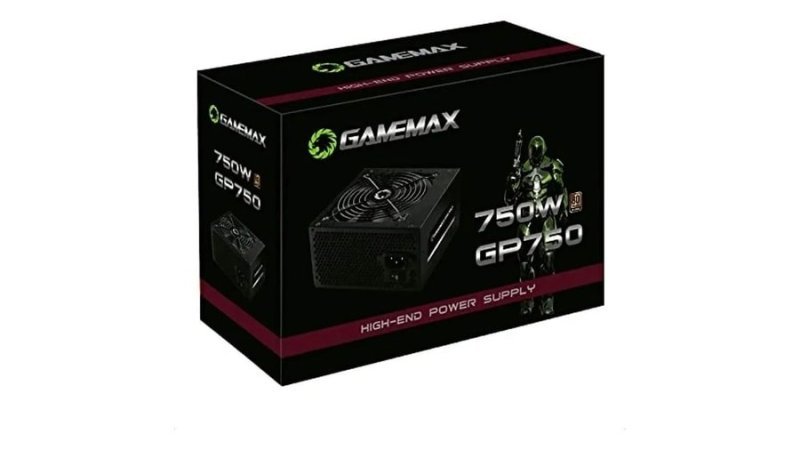 Fonte De Alimentacao 750w Gp750 80 Plus Bronze Gamemax Cor Preto