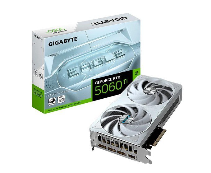 Placa de Vídeo RTX 5060 Ti EAGLEOC ICE de 8GB