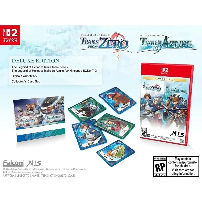 The Legend of Heroes: Trails From Zero + Trails to Azure Deluxe Edition - Nintendo Switch