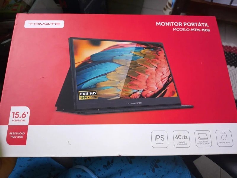 Monitor Portátil Full Hd 15.6 Notebook, Celular, Games