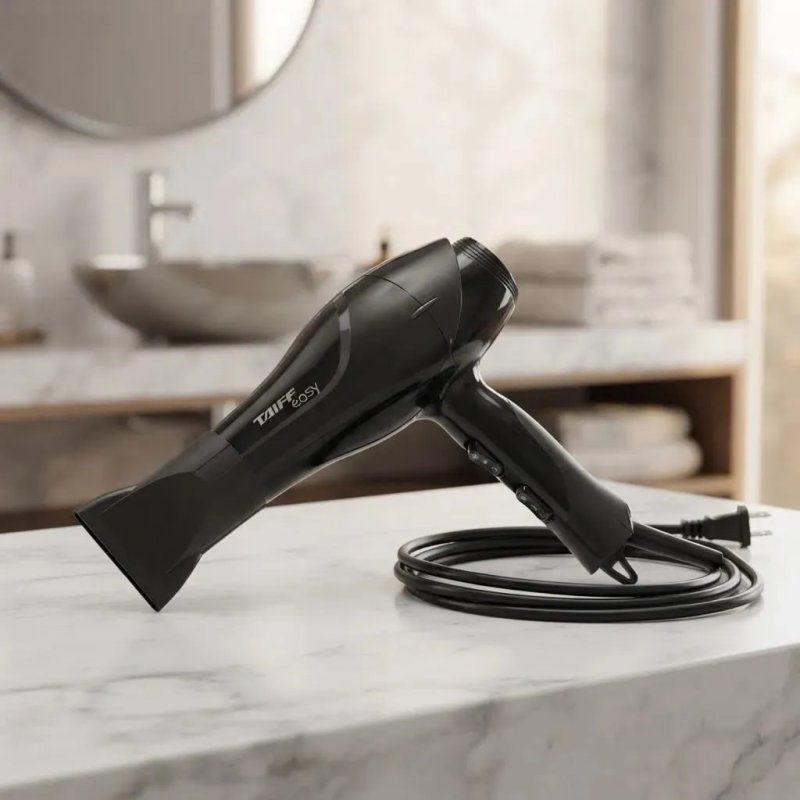 Secador De Cabelos Motor Ac Profissional Easy 1700w Taiff Preto