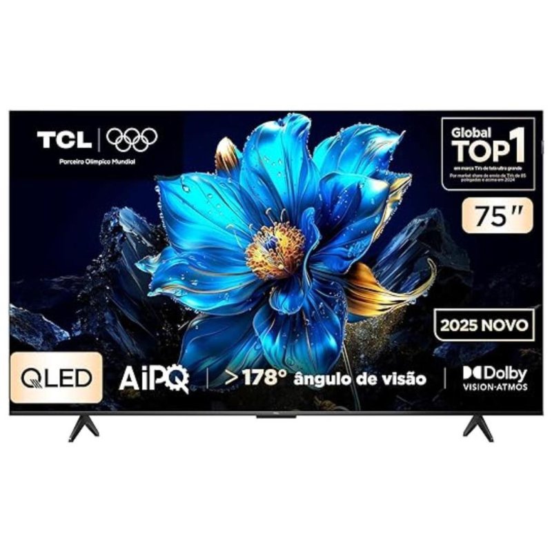 Smart TV TCL 75" 4K UHD QLED