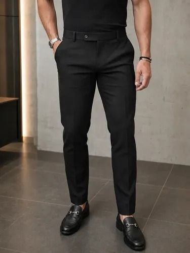 Calça Alfaiataria Masculina Slim Fit Elastano