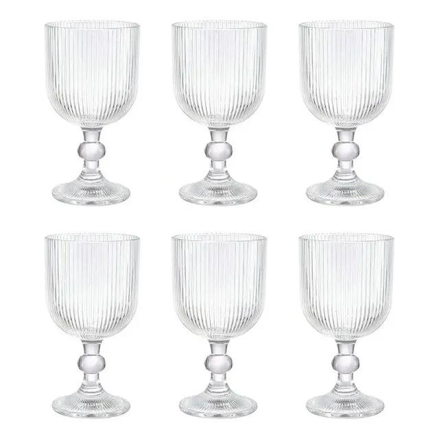 Taça Cameratta 360ml Conjunto Com 6 Pçs Vidro Gamma Cor Transparente
