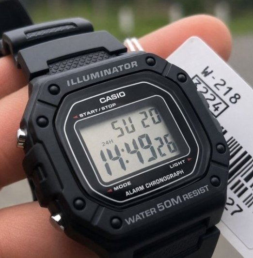 Relógio De Pulso Casio Youth W-218H-1AV + Frete Grátis