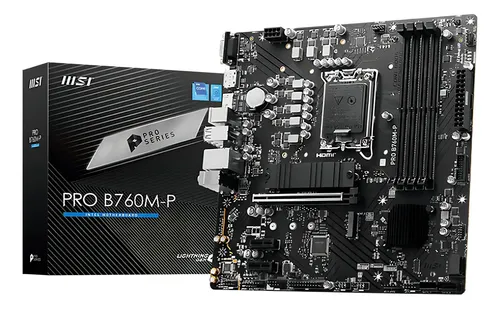 Placa Mãe Msi Pro B760 M - P, Lga 1700, Ddr5