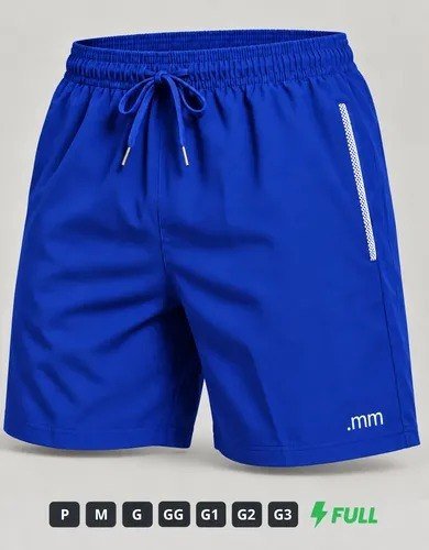 Bermuda Masculina Tactel Short Academia Treino Plus Size G3