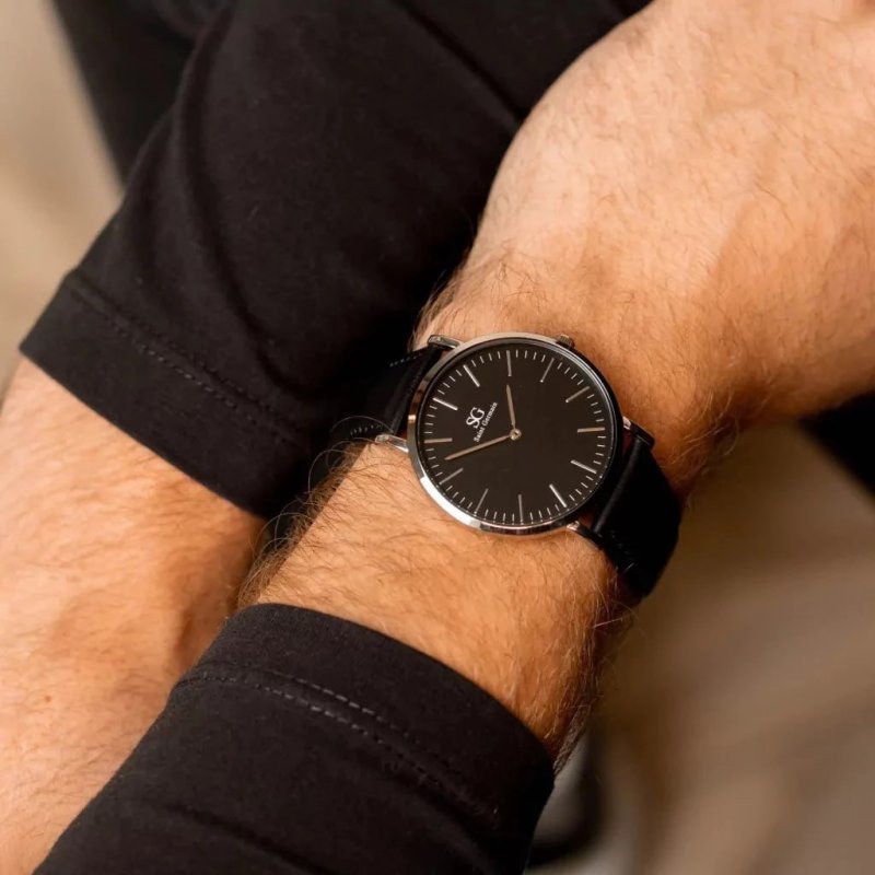 Relógio Masculino Preto Murray Black Hill 40mm