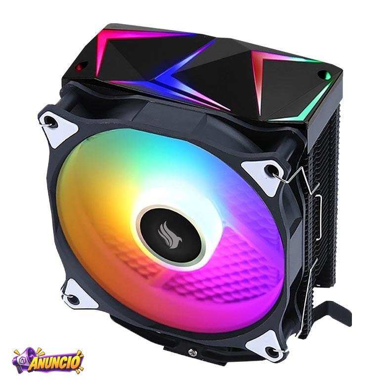 Cooler Para Processador Pichau Falcon, ARGB, 120mm, Preto, PG-FLCARGB-BK01