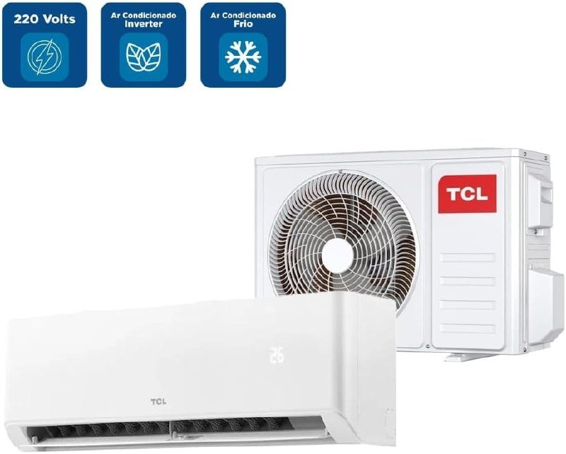 TCL Ar Condicionado Split Inverter TCL BreezeIN AI 12000 BTU/h Frio TAC-12CTG3-INV - 220 Volts