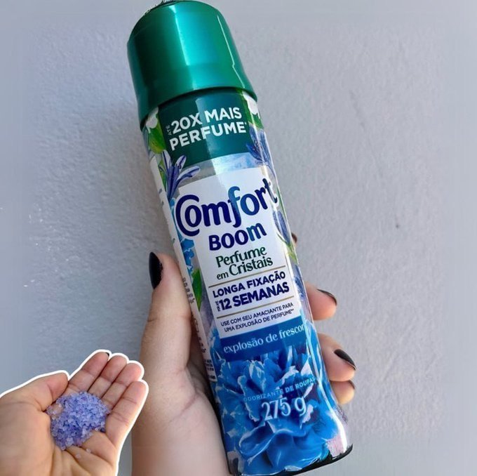 Comfort Boom Cristais Explosão de Frescor 275g + Frete Grátis