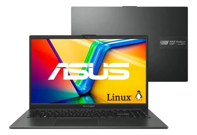 Notebook ASUS Vivobook Go 15 Amd Ryzen 5 7520u 16GB 512ssd Mixed Black