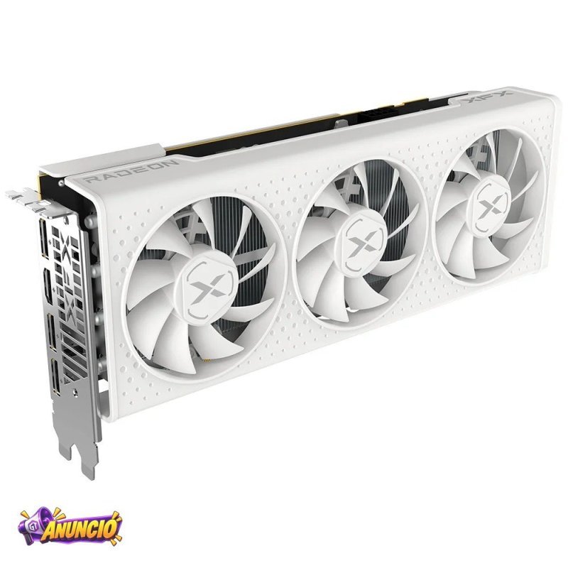 Placa De Video Xfx Speedster Qick308 Radeon Rx 7600 White Amd Edition 8GB Gddr6 128 Bit Rx 76Pqickwy