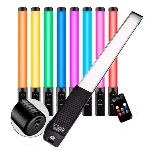 Bastão LED RGB Luxceo Q508 Profissional com Controle Remoto