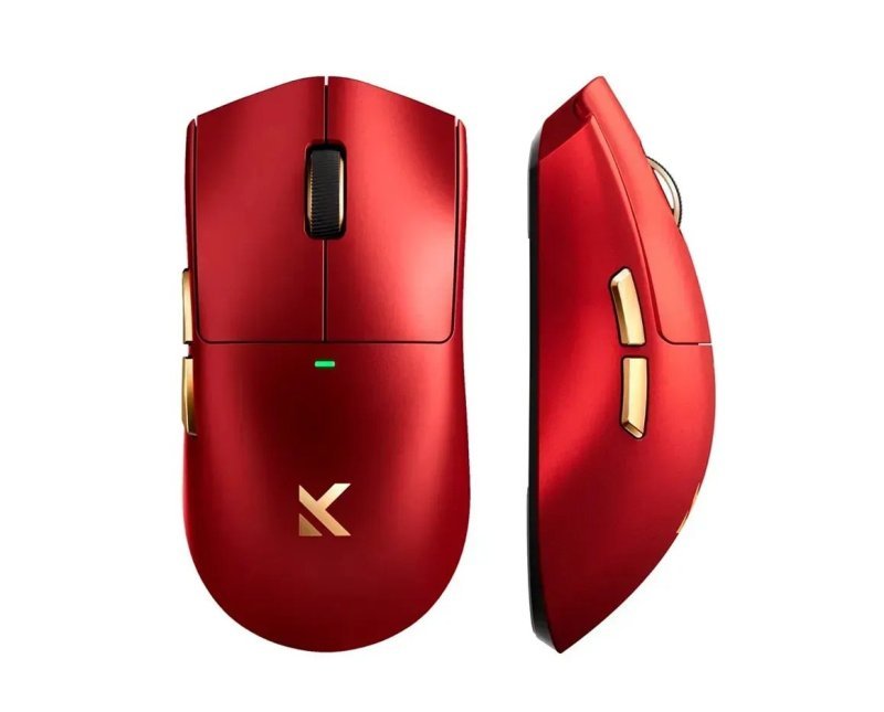 Mouse Gamer Sem Fio MCHOSE K7 Ultra, Iron Red