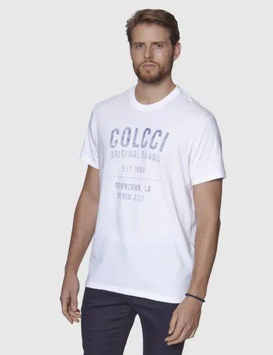 Camiseta Colcci Masculino Off Shell 350112371 Off Shell Logo Gg Estampa Localizada