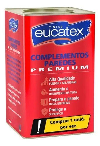 Selador Acrílico Branco Para Parede Gesso Reboco Eucatex Acabamento Fosco