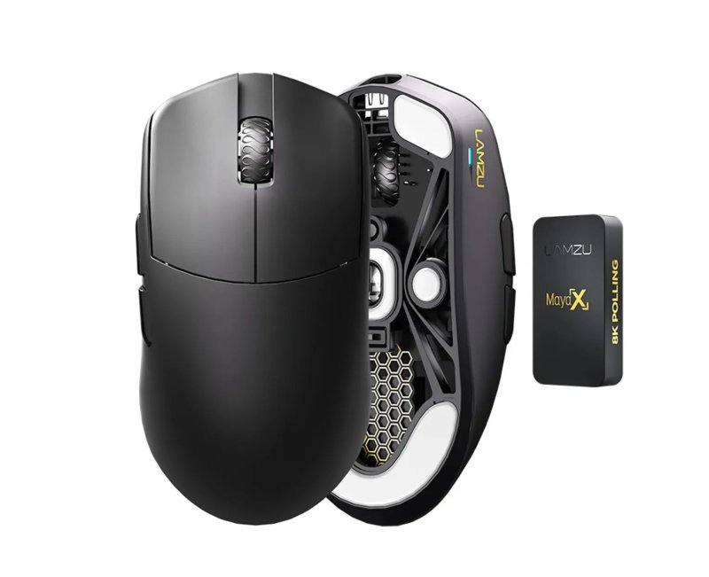 Mouse Gamer Sem Fio Lamzu Maya X, Charcoal Black