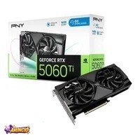 Gpu Pny RTX 5060 Ti 16GB Oc Dual Fan Gddr7 128 Bits 3X Dp 1X Hdmi Vcg5060T16Dfxpb1 O