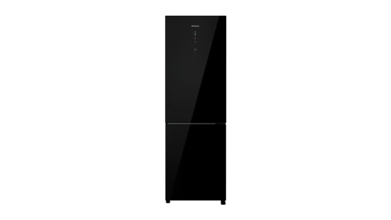 Refrigerador Panasonic 407l Black Glass Nr-bb41gv2b Preto