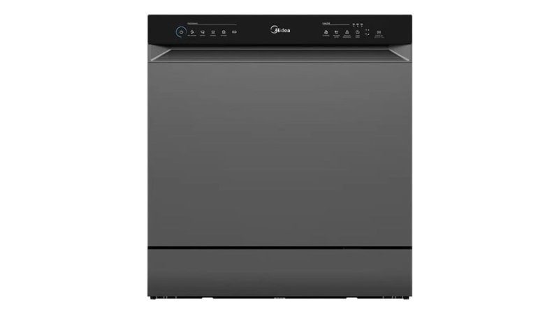 Lava Louças 8 Serviços Cinza Touch Plus Midea Cinza