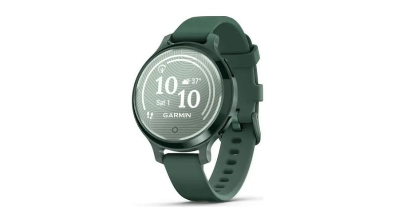 Relógio Garmin Com Monitor Cardíaco E Gps Lily 2 Active 38mm Verde Jasper 38 Mm