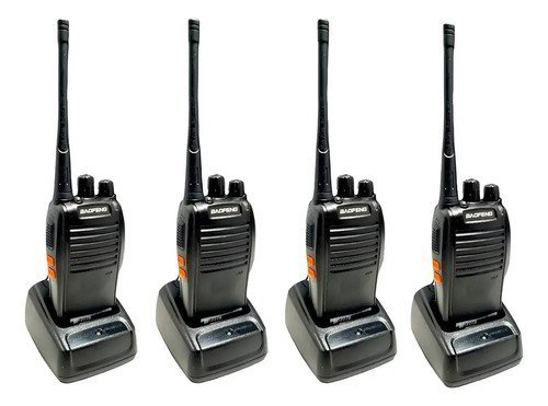 4 Rádios Comunicadores Baofeng 777S 16 Canais 12km HT