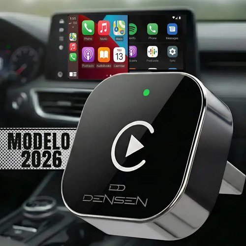 Adaptador Sem Fio CarPlay e Android Auto D Densen