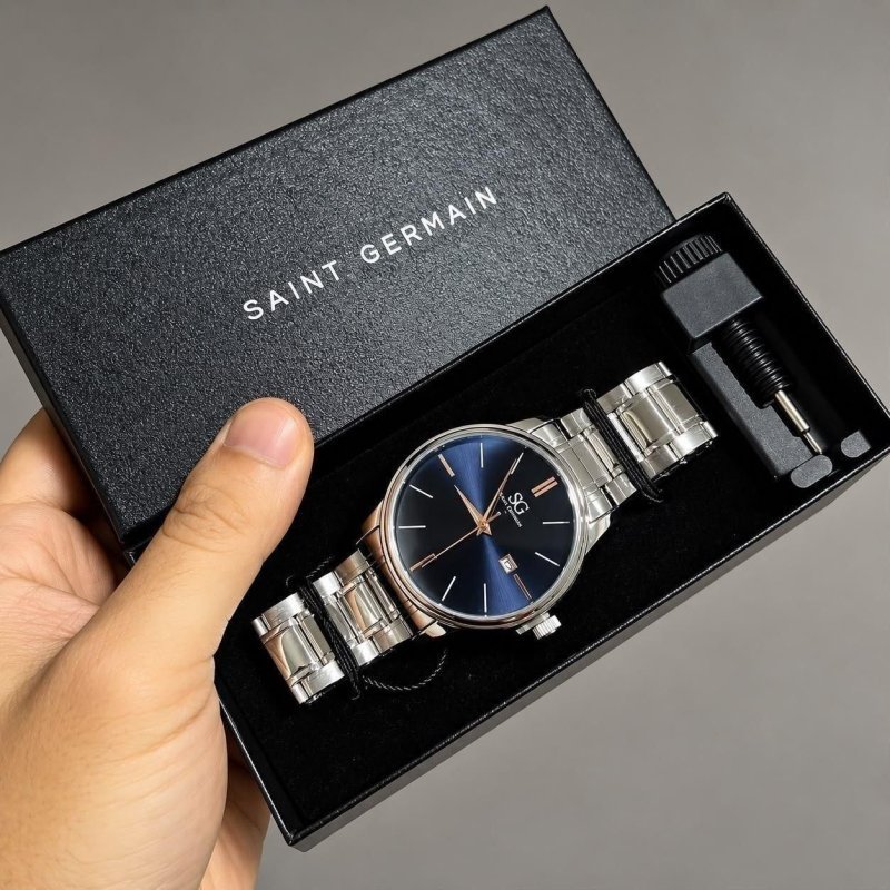 Relógio Masculino Clássico Saint Germain 42mm