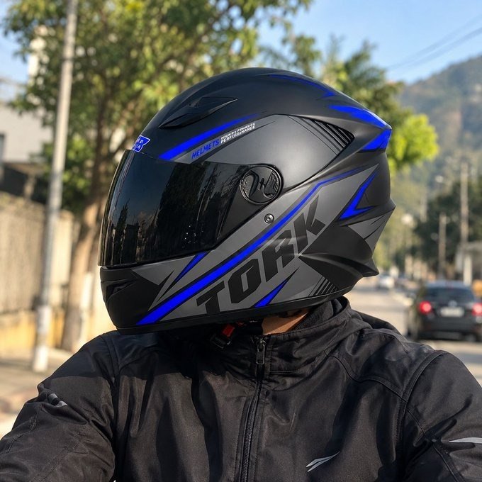 Capacete Moto Pro Tork Fechado Viseira Fumê (4 cores) + Frete Grátis