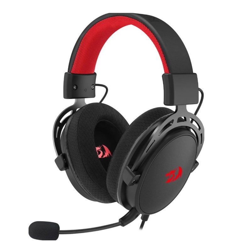 Headset Gamer Redragon Cragblade Preto Drivers 53mm Microfone Removível H541
