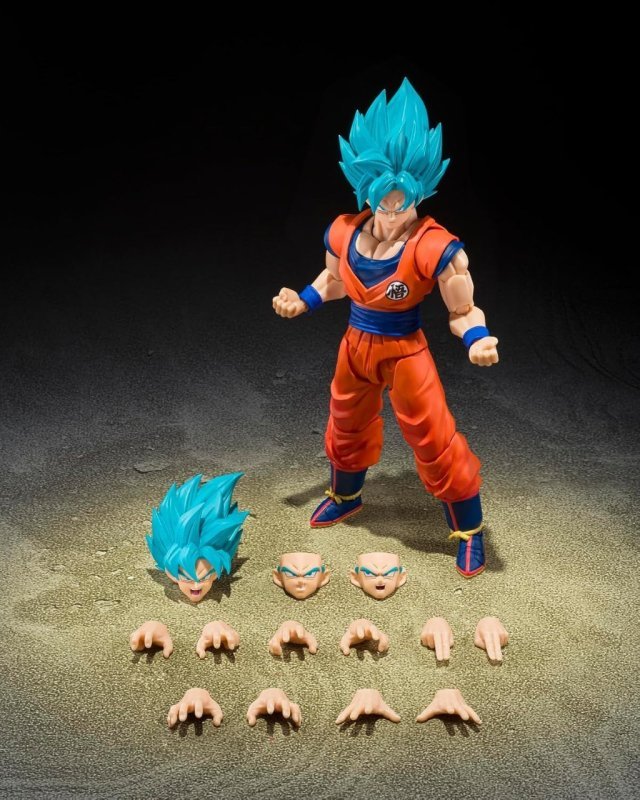 GOKU BLUE S.H.FIGUARTS - Dragon Ball Super – Super Saiyajin God Super Saiyajin Son Goku (Blue Power Transcending Limits)
