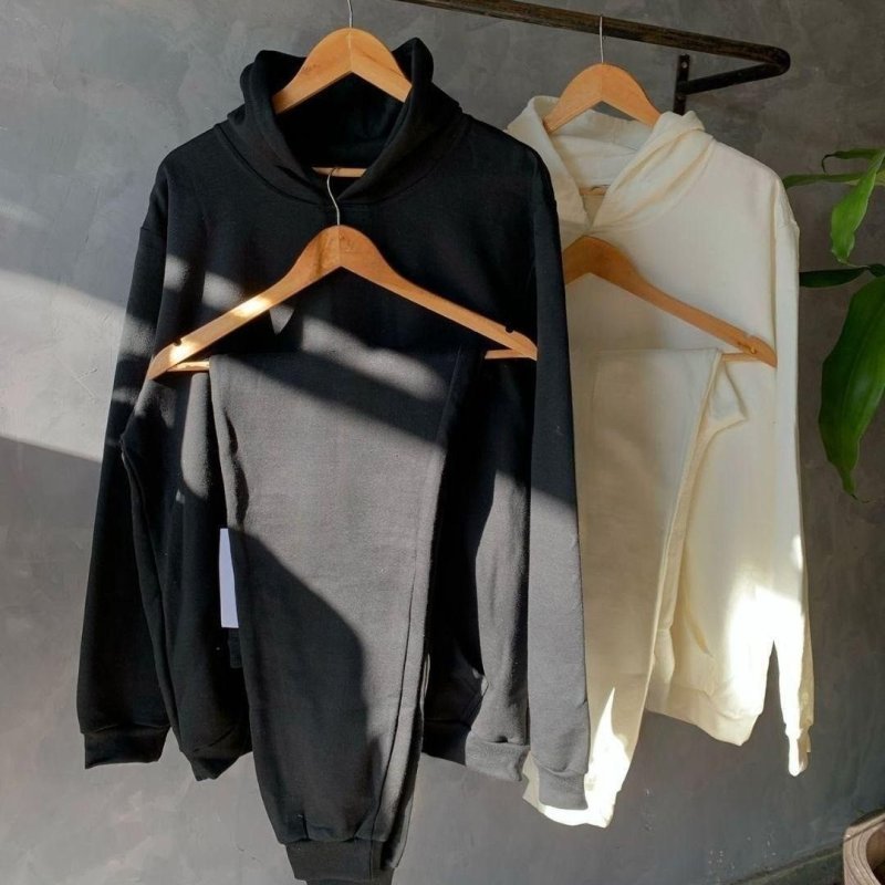 Conjunto Calça e Blusa De Moletom Liso (P ao GG)