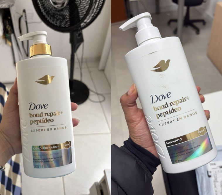Dove Bond Intense Repair + Peptídeo 600ml Pump