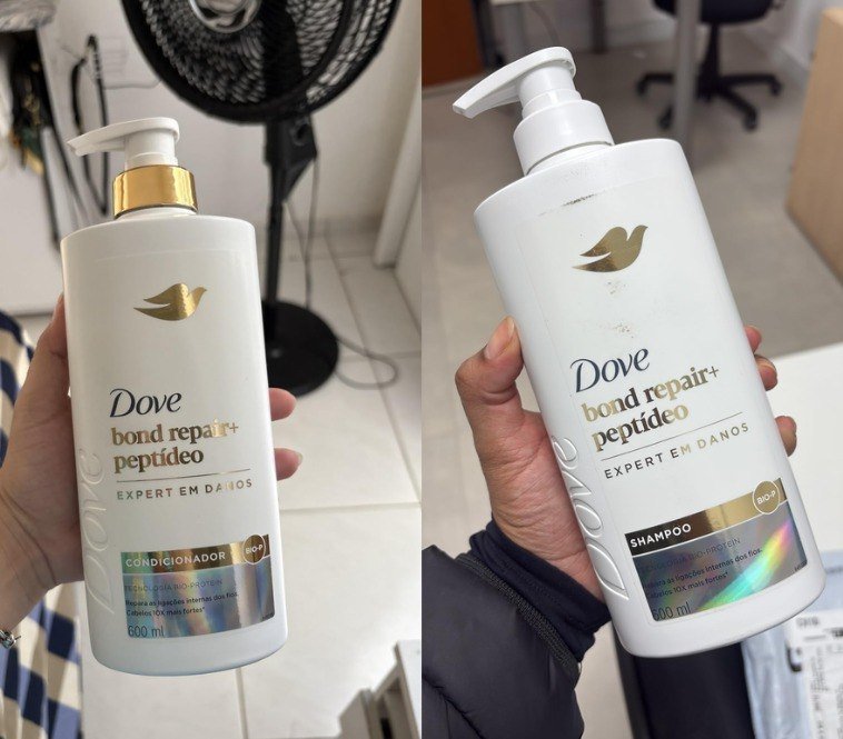 Dove Bond Intense Repair + Peptídeo 600ml Pump
