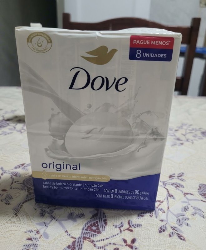 Dove Sabonete em Barra Original 90g 6 Unidades + Frete Grátis