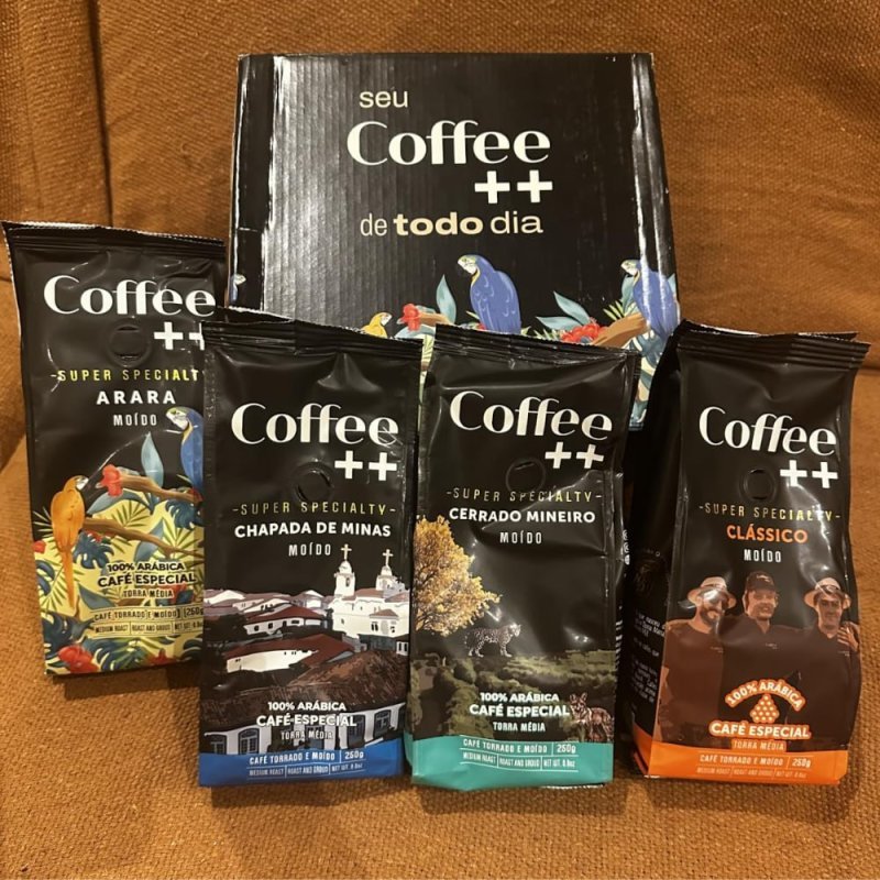 Kit 4 un. Coffee++ Café Especial Torrado e Moído