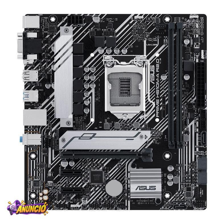 Placa Mae Asus Prime H510M-A R2.0, DDR4, LGA1200, M-ATX