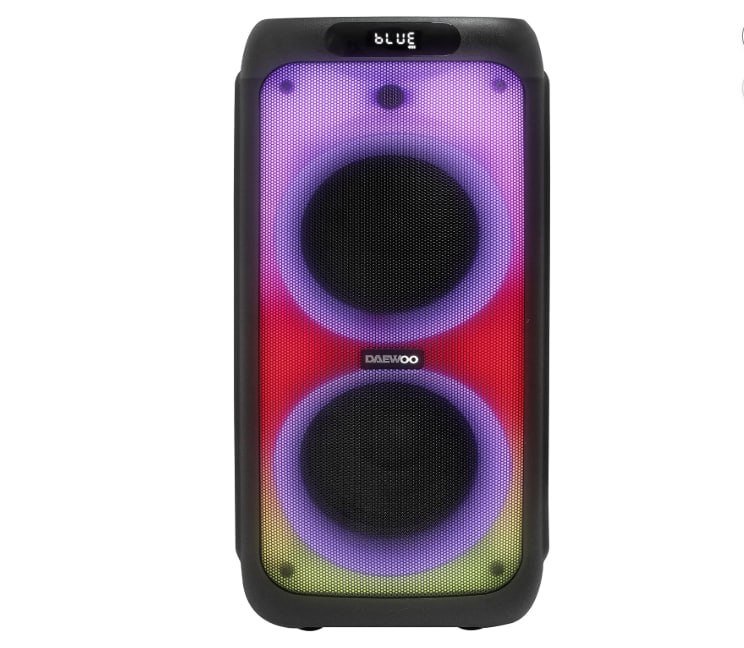 Caixa de Som Portátil Partybox 2000, Modelo DW2000, Conexão Bluetooth Versão 5.0, Cor Preta, Daewoo
