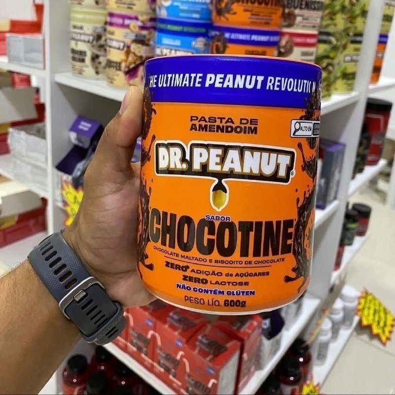 Pasta de Amendoim Dr. Peanut 600g Chocotine + Frete Grátis