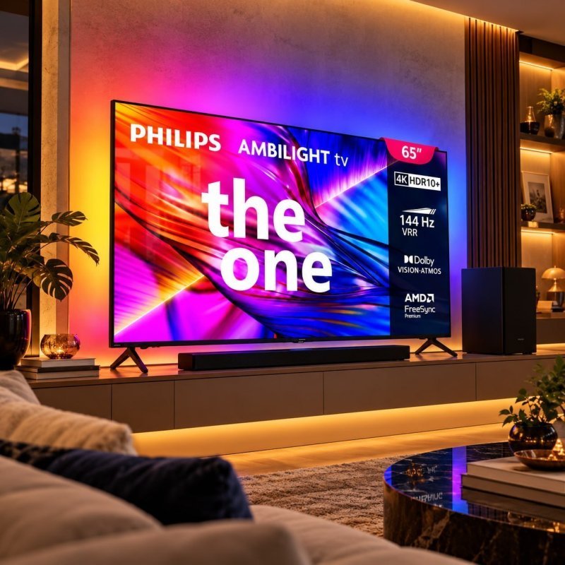 PHILIPS Smart TV Ambilight THE ONE 65" 4K 144 Hz 65PUG8929/78
