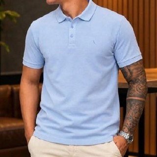 Camisa Polo Piquet Denali Friso Reserva Azul Dry (P ao GG)