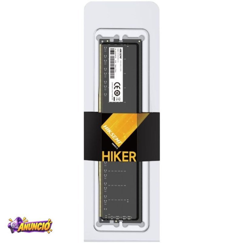 Memória RAM Hiksemi Hiker 8GB DDR4 3200MHz U-DIMM Desktop HSC408U32Z1