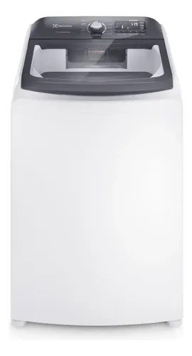 Máquina de Lavar Electrolux LEC15 Branca 15kg Premium Care com Cesto Inox Jet&Clean e Time Control