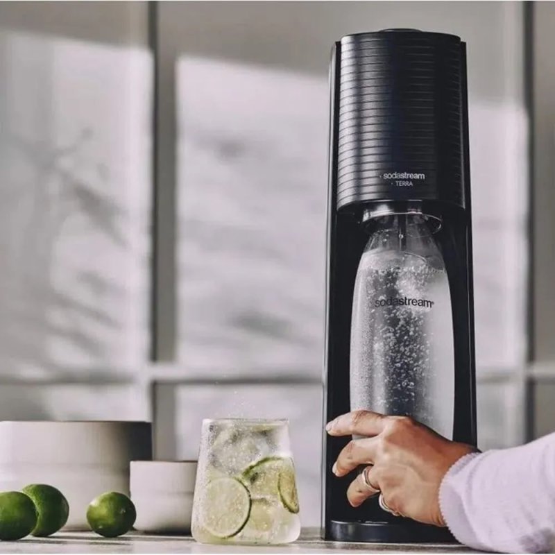 Máquina de Água com Gás SodaStream com Cilindro