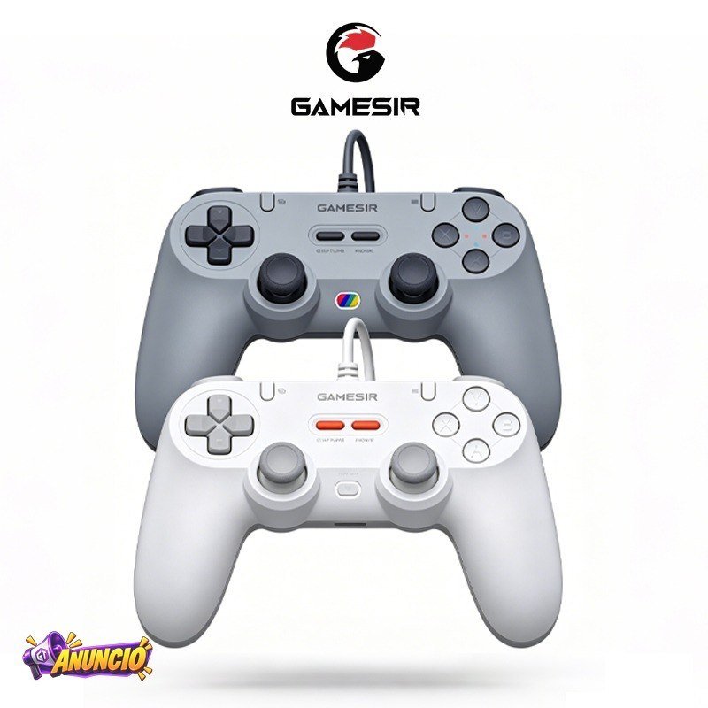 Controle Gamesir Tegenaria T3 Lite Com Fio Para Pc Switch Android Ios Steam Celular Hall Effect Usb