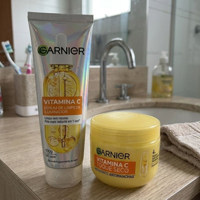 Sérum de Limpeza 100g + Hidratante Antimanchas Garnier 85g
