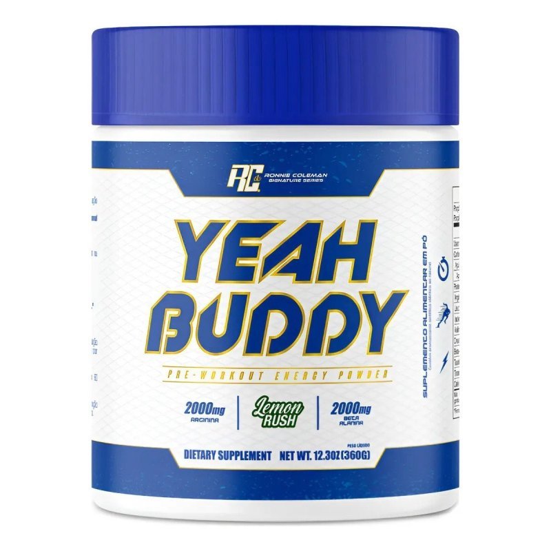 Pré Treino Yeah Buddy Ronnie Coleman 360g Lemon Rush